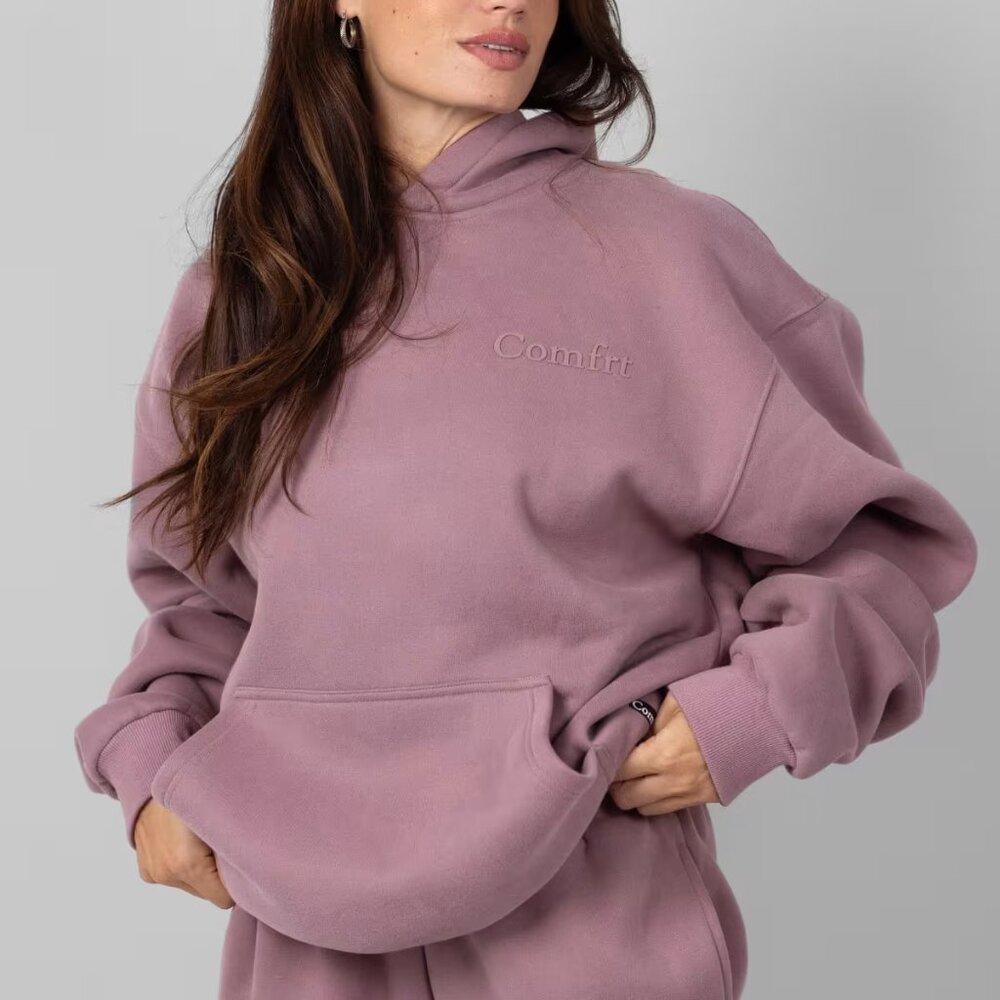 Comfrt Minimalist Hoodie - NWT - Medium - Orchid - UNISEX